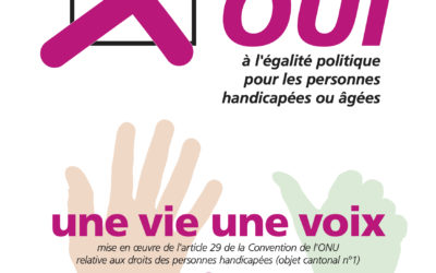 Votations genevoises du 29 novembre 2020 : OUI à l’égalité politique pour les personnes handicapées ou âgées